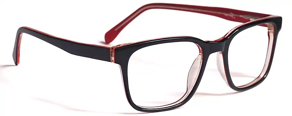 unbreakable Black Red glasses